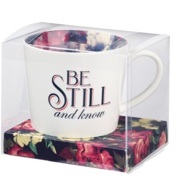 NWT “Be Still & Know” Floral Mug - Picture 13 of 14